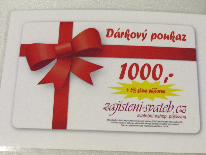 Svatební dárkový poukaz