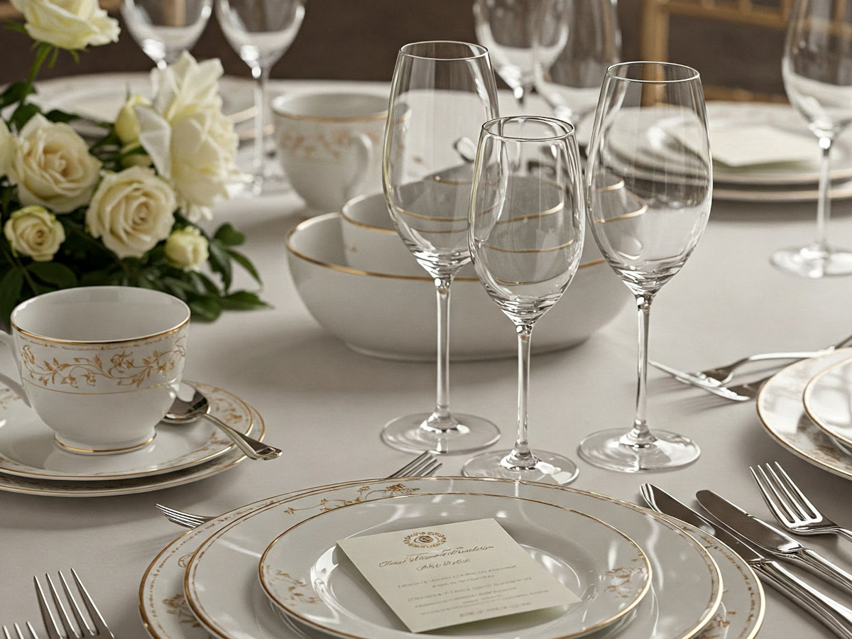 Půjčovna nádobí na svatbu či oslavu