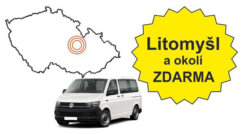 Svatební půjčovna doprava ZDARMA