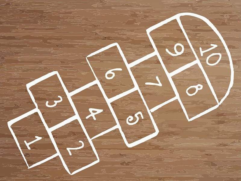 skakaci panak samolepka na podlahu