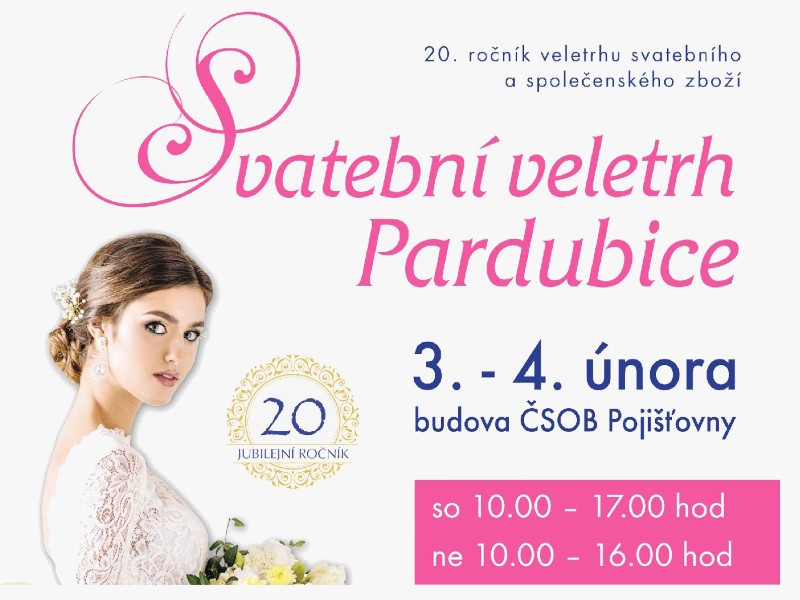 Svatební veletrh Pardubice 22.1. - 26.1. 2024